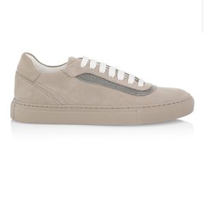 Brunello Cucinelli suede monili sneakers 36.5